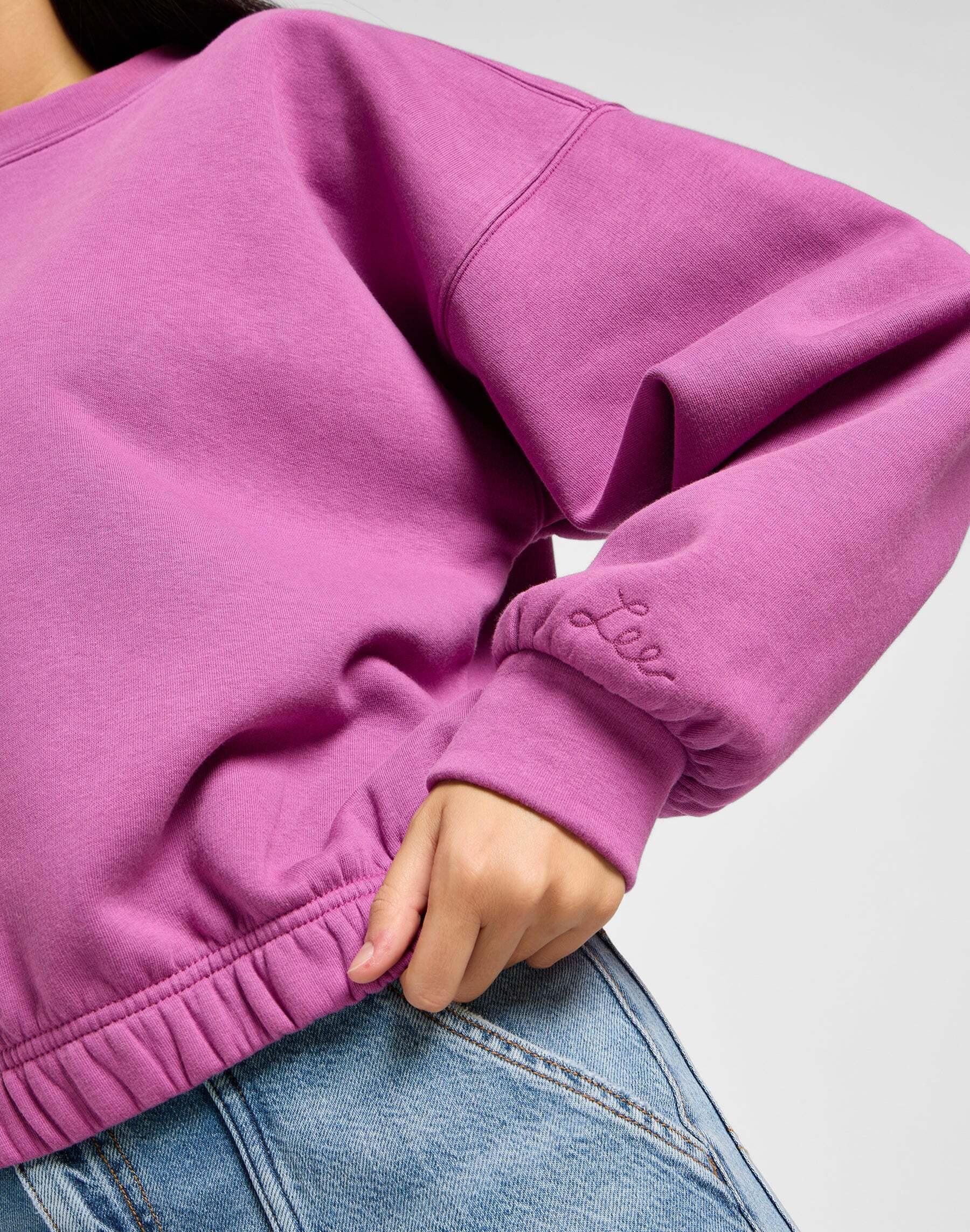 Lee  Sweatshirt Sleeve Detail Sweatshirt 