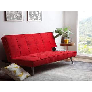 Beliani Schlafsofa aus Polyester Retro HASLE  