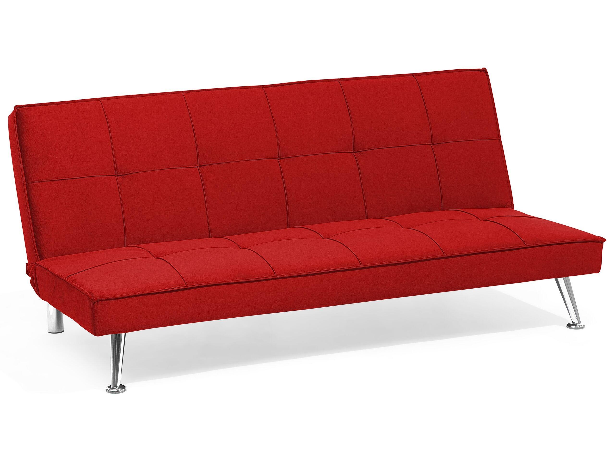 Beliani Schlafsofa aus Polyester Retro HASLE  