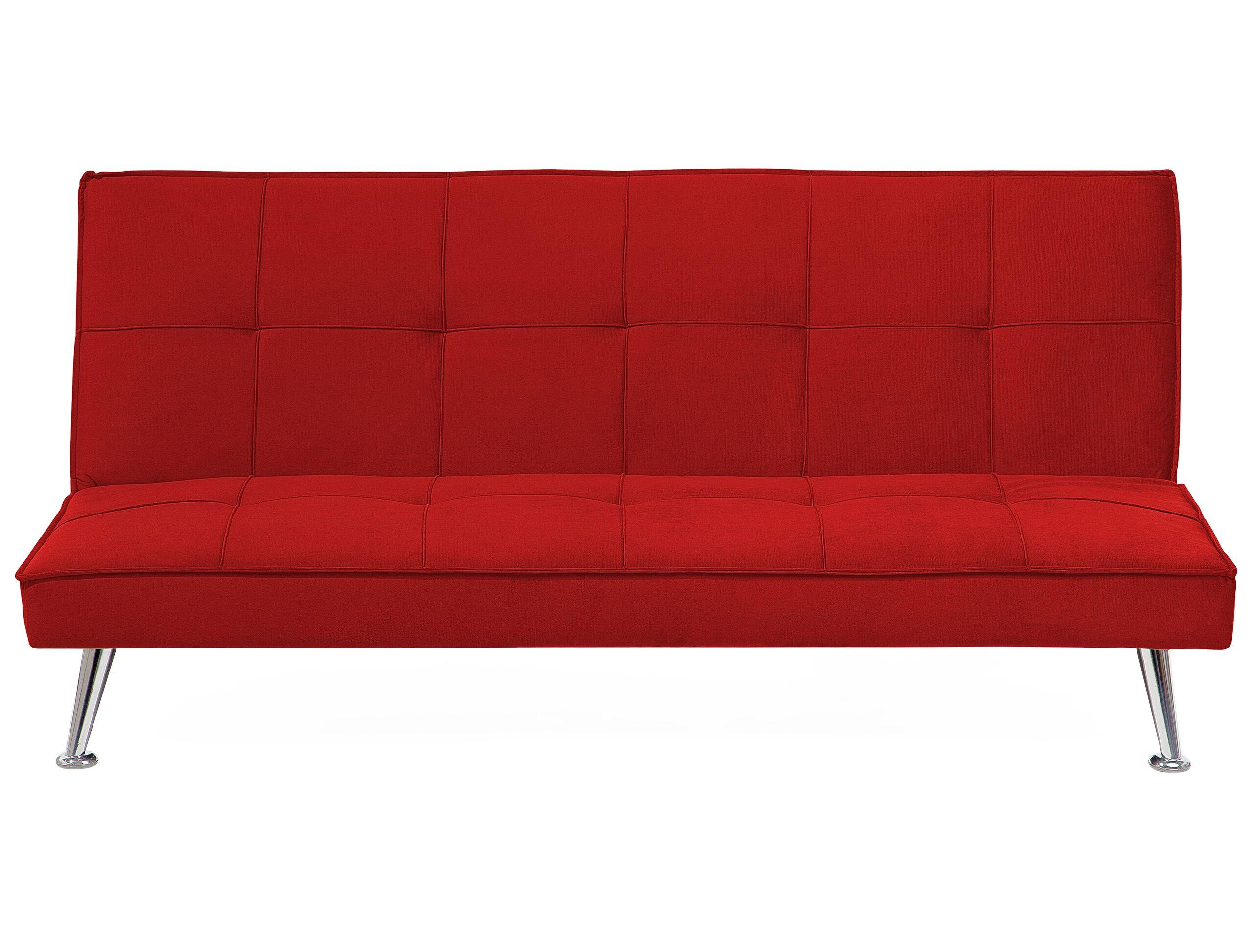 Beliani Schlafsofa aus Polyester Retro HASLE  