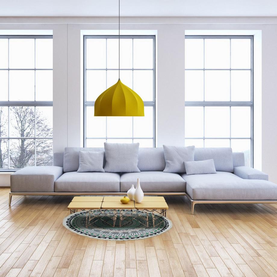 Northix Runder Teppich mit Mandala-Design  