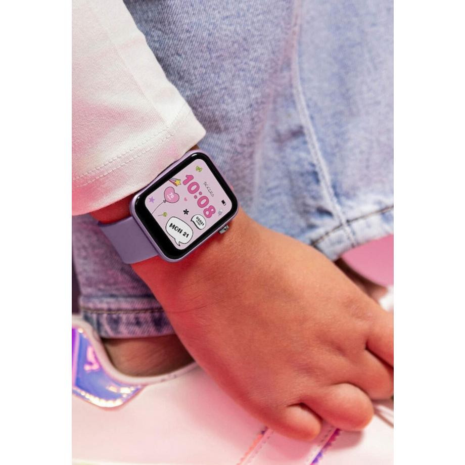 Tikkers  Montre Connectée  Smart Series 13 et Bracelet    Lilas 
