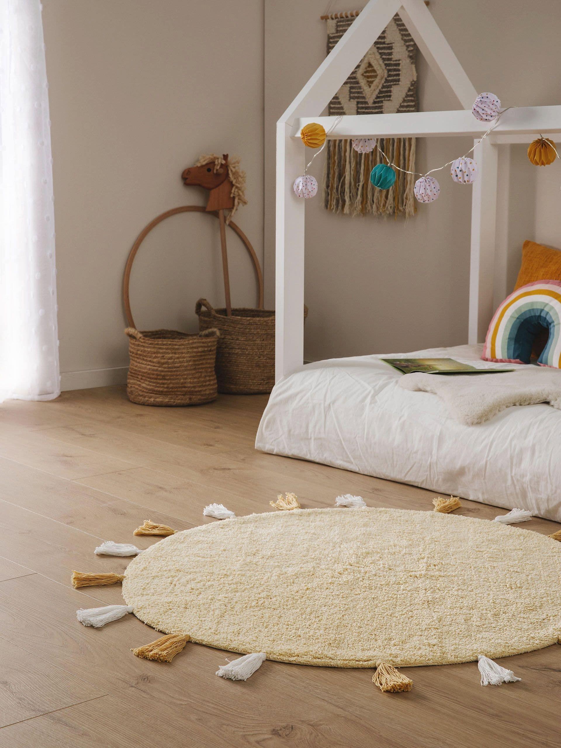 Benuta Tapis lavables pour enfants Malu Jaune  