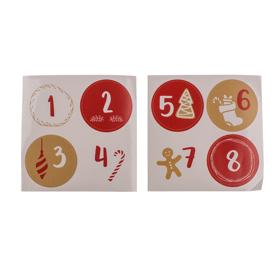 Out of the blue Calendario Dell'Avvento Fai Da Te Da Riempire  