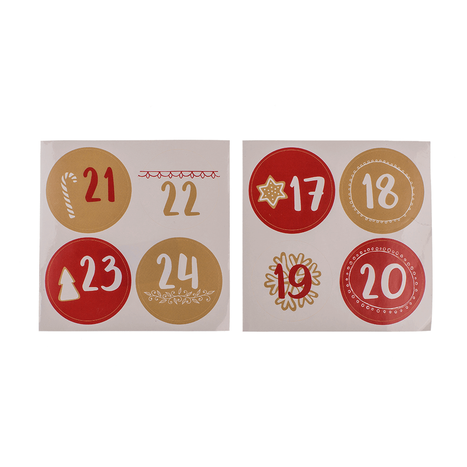 Out of the blue Calendario Dell'Avvento Fai Da Te Da Riempire  