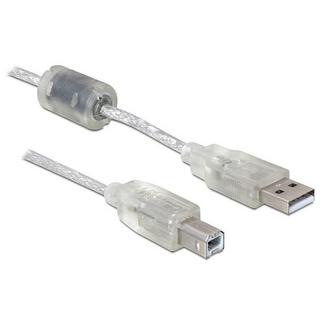 DeLock  Cable USB 2.0 A-B - 0.5m USB Kabel 0,5 m USB A USB B Grau 