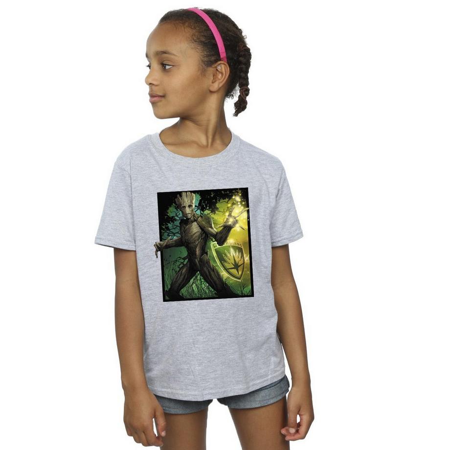 MARVEL  Guardians Of The Galaxy Forest Energy TShirt 