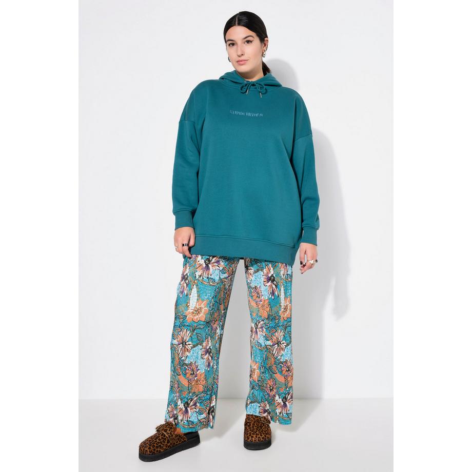 Studio Untold Pantalon Wide Legs Taille Haute Plissé Floral  