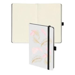 Biella Carnet de notes Kompagnon White Trend 2023, 12,5 x 19,5 cm, pointé  