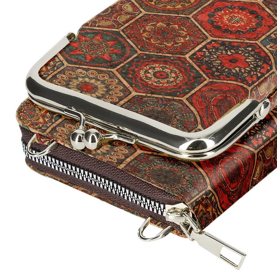 Avizar CorkMosaic Borsello Telefono in Tessuto di Sughero  