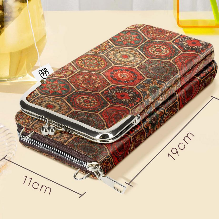 Avizar CorkMosaic Borsello Telefono in Tessuto di Sughero  