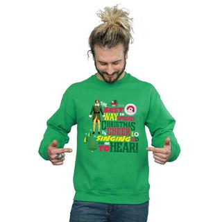 Elf Christmas Cheer Bedrucktes Sweatshirt  