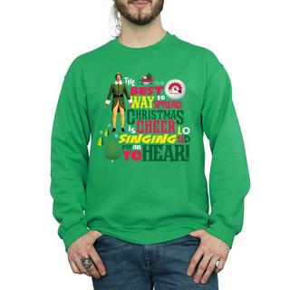 Elf Christmas Cheer Bedrucktes Sweatshirt  