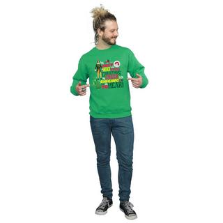 Elf Christmas Cheer Bedrucktes Sweatshirt  