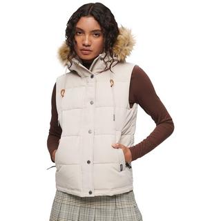 Superdry  daunenjacke mit kapuze, damen uperdry everet 