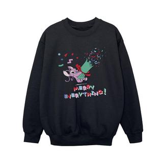 Disney  Lilo And Stitch Angel Merry Everything Sweatshirt 