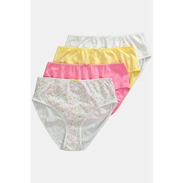 Culottes midi, lot de 4, lapin de Pâques/uni, jambes échancrées