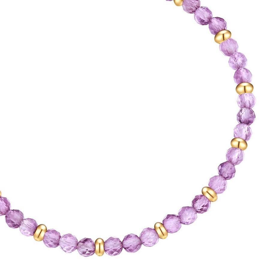 Glanzstücke München  Armband Edelstahl Amethyst 