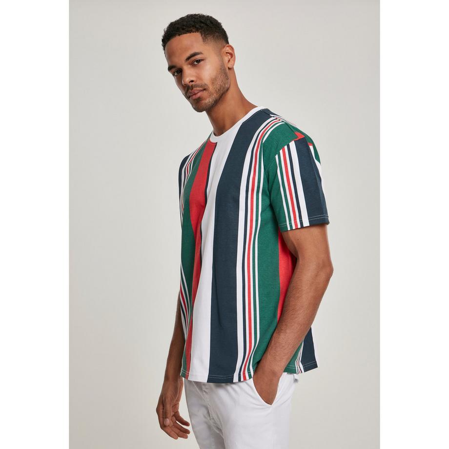 URBAN CLASSICS Gestreiftes Oversized T-Shirt  
