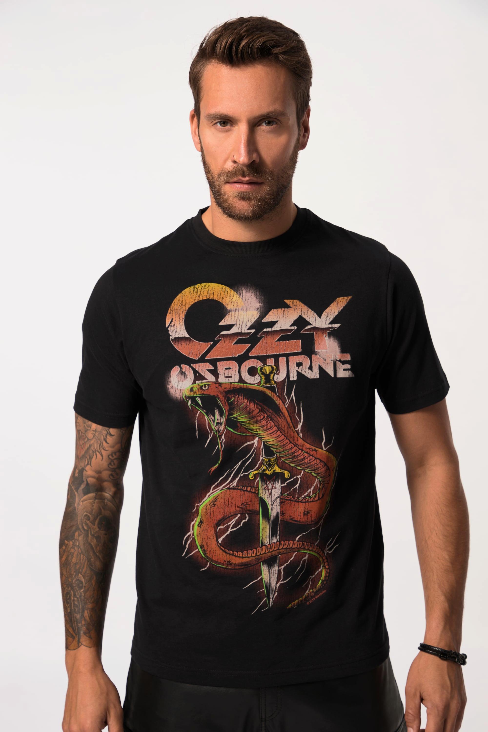 JP1880  T-shirt du groupe Ozzy Osbourne, manches courtes noir 