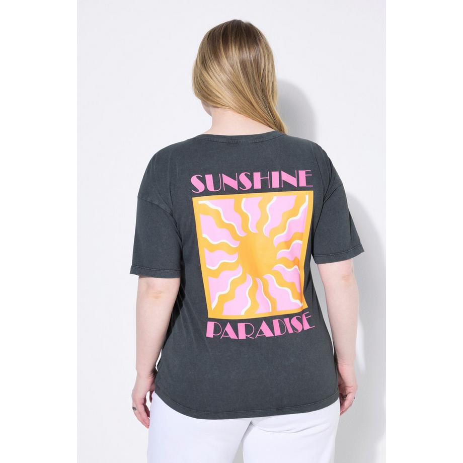 Studio Untold Oversize Print Vintage Look T-Shirt  