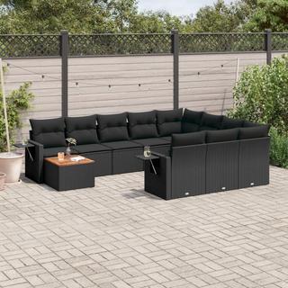 VidaXL set divano da giardino Polirattan  