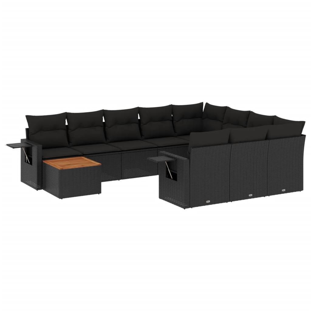 VidaXL set divano da giardino Polirattan  