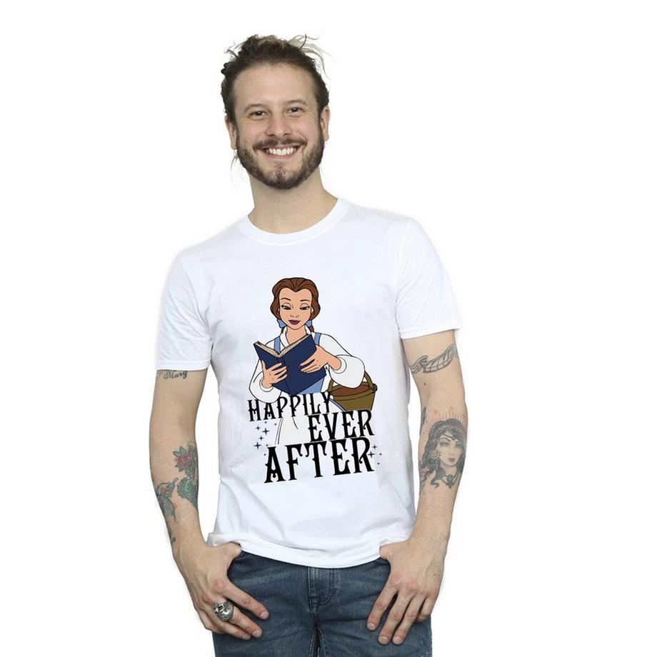 Beauty And The Beast T-Shirt Happily Ever After Reading  