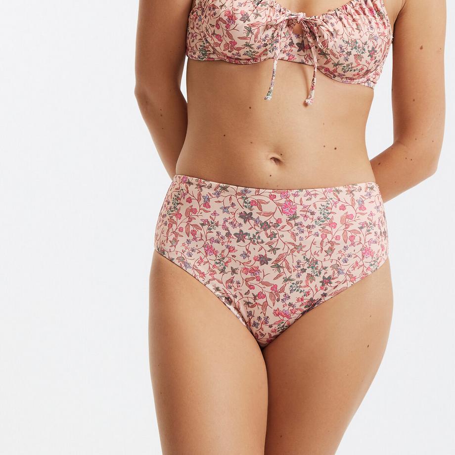 La Redoute Collections Slip Bikini Vita Alta Fantasia Floreale  