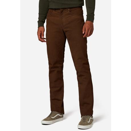 RICANO  Pantalon en cuir pour hommes RT-101 en style 5 poches et en cuir nubuck de buffle robuste - Coupe droite 