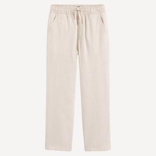 La Redoute Collections  Gerade geschnittene Hose aus Baumwolle/Leinen 