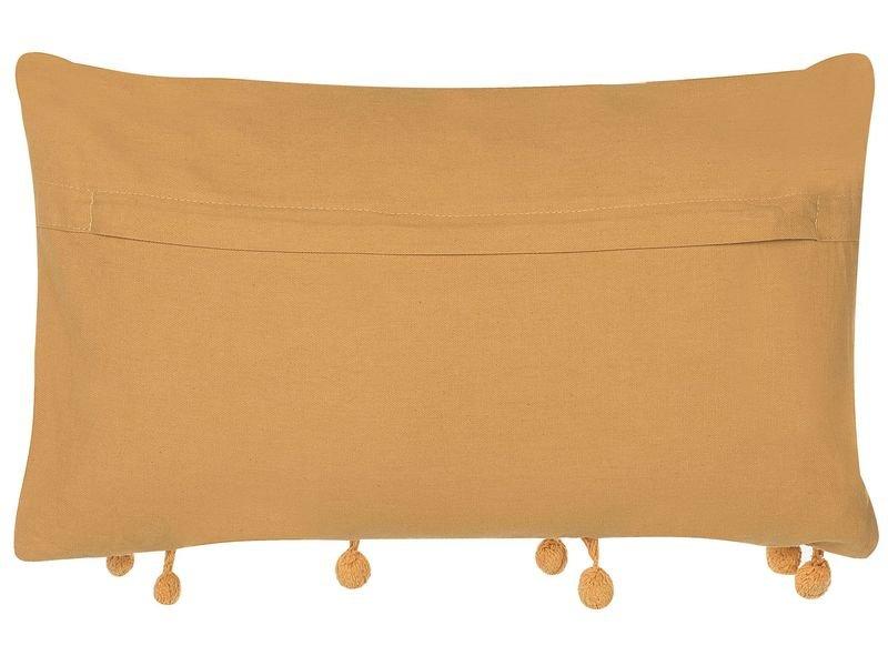 Beliani Coussin en Soie artificielle Boho AYROOR  