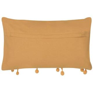 Beliani Coussin en Soie artificielle Boho AYROOR  