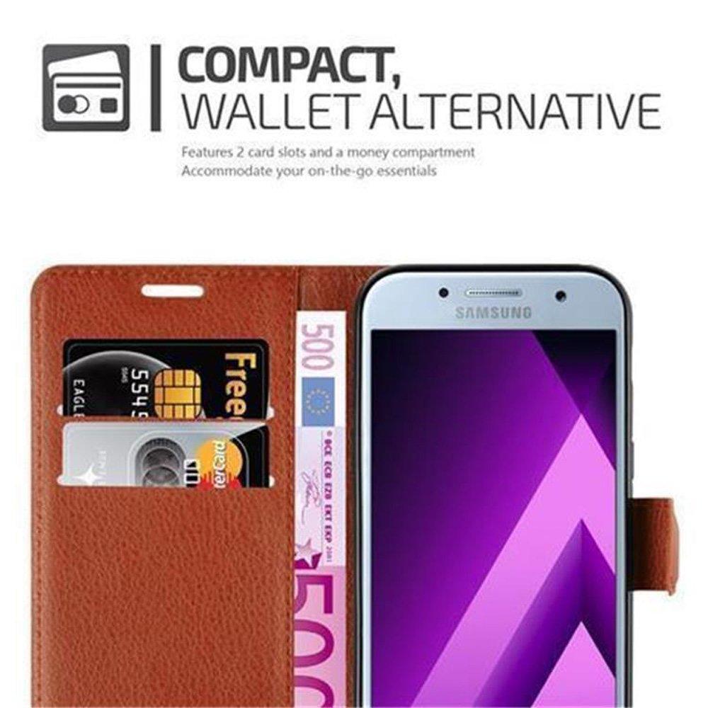 Cadorabo  Housse compatible avec Samsung Galaxy A5 2017 - Coque de protection avec fermeture magnétique, fonction de support et compartiment pour carte 