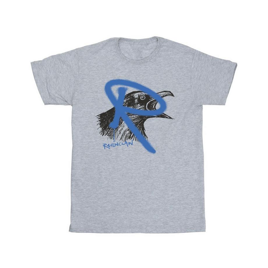Harry Potter T-Shirt Stampa Grafica Ravenclaw  