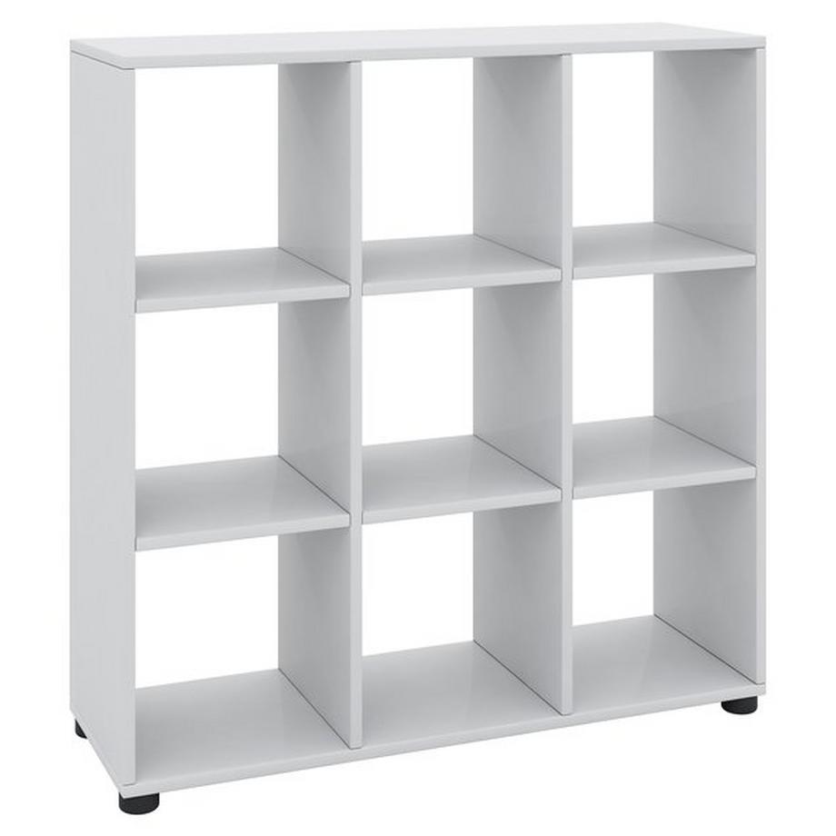 VCM Bois Étagère sur pied Bibliothèque Déco Livres Étagère sur pied Séparation de pièce Benas-3x3  