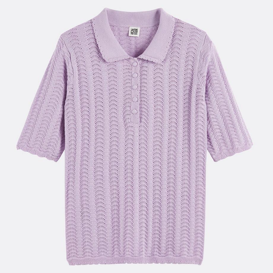 La Redoute Collections Pullover con Collo Polo  