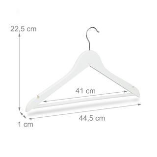 B2X Kleiderbügel Holz 10er Set  