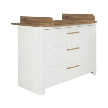 Commode à langer Ava profondeur d'armoire blanc