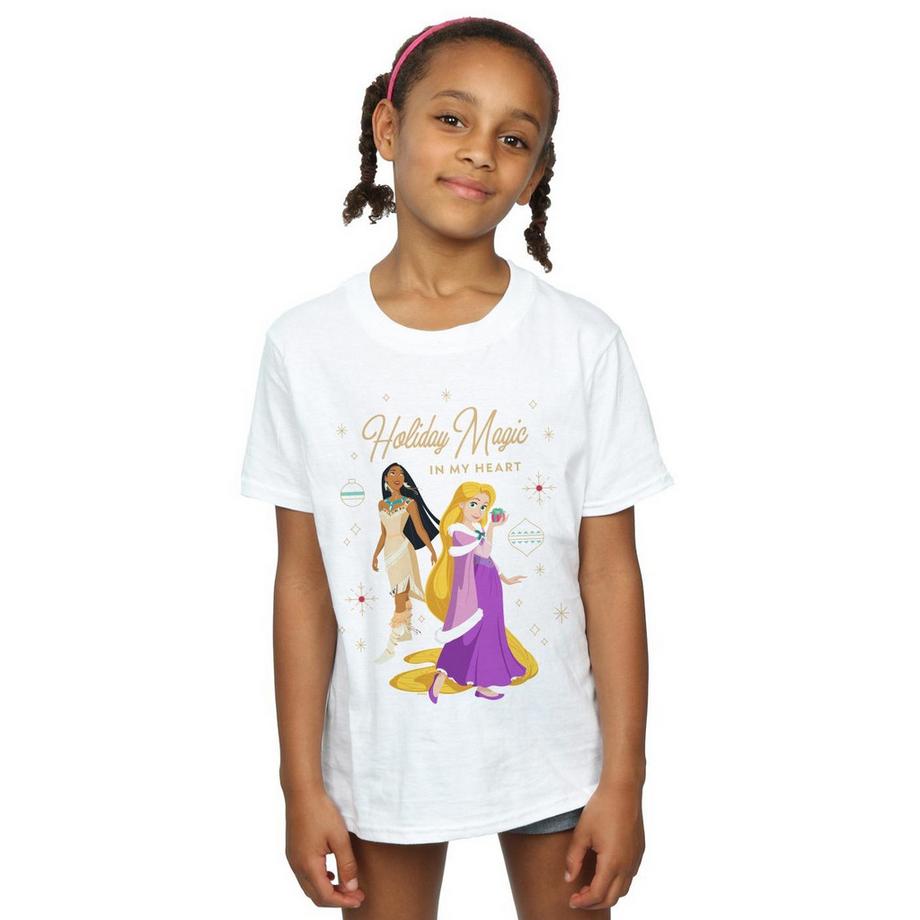 Disney  Princess Holiday Magic In My Heart TShirt 