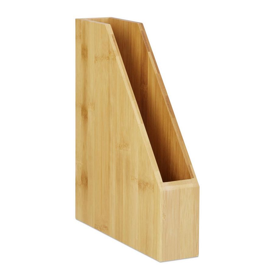 Northix Porte-documents debout en bambou  