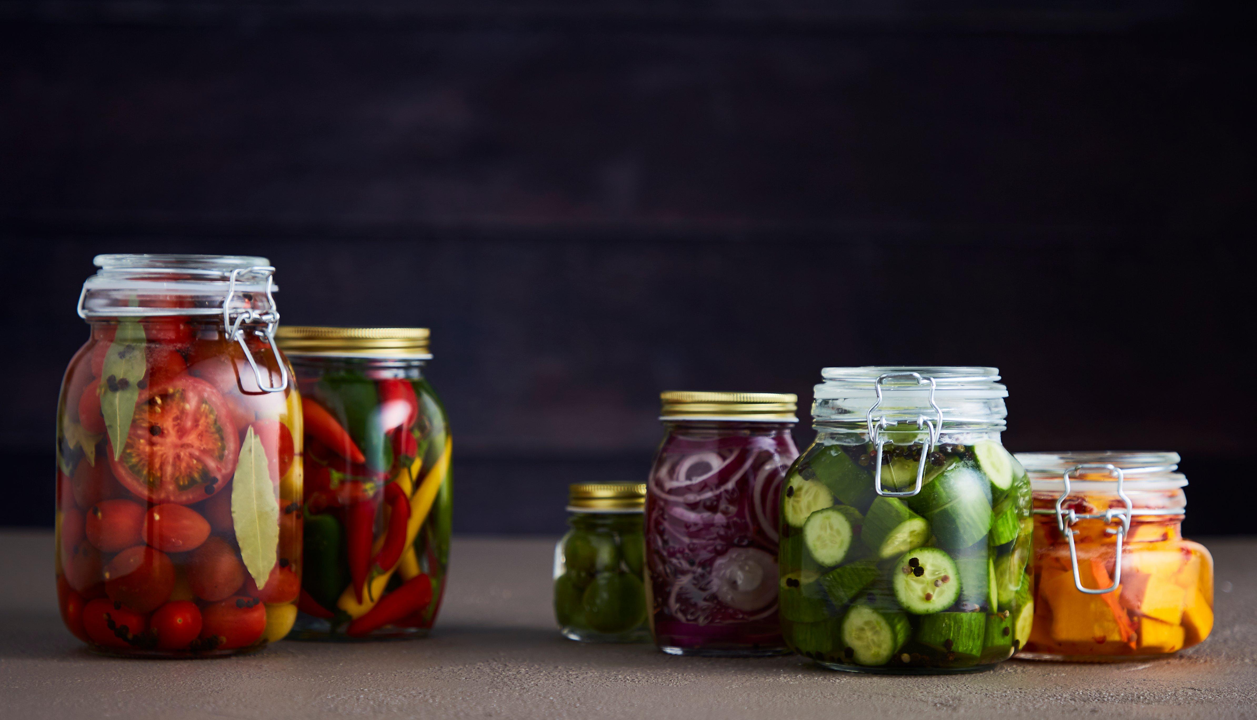 SCHOU Einmachglas mit Schraubdeckel 1l  