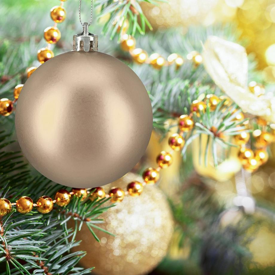 Northix Ensemble de boules de Noël mates  