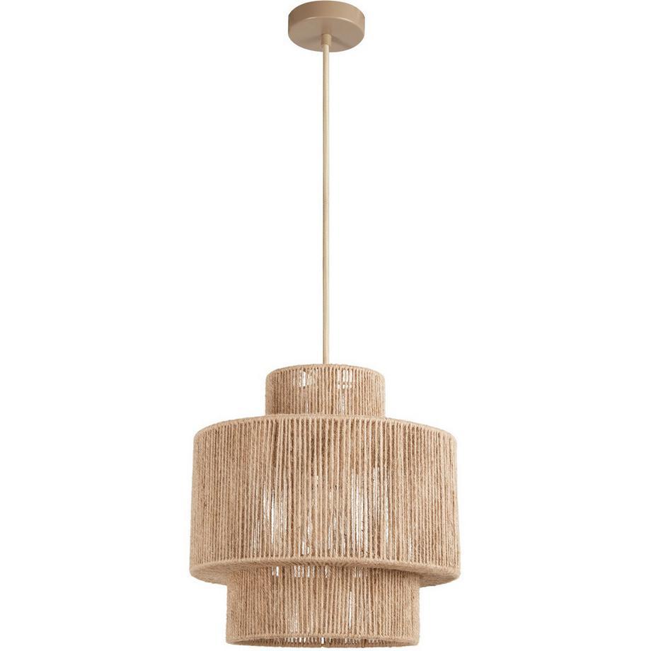 Tectake Lampada a sospensione Allegra Stile boho, tecnica ad avvolgimento, 40 W  