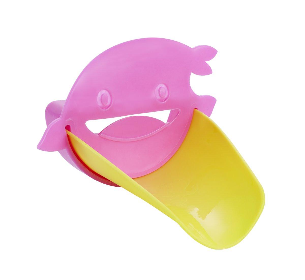 diaqua Wasserhahnverlängerung Kids Dolphie, gelb/pink  