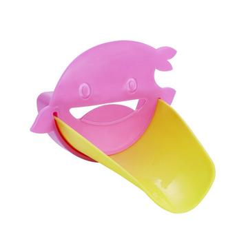 Rallonge de robinet Kids Dolphie, jaune/pink