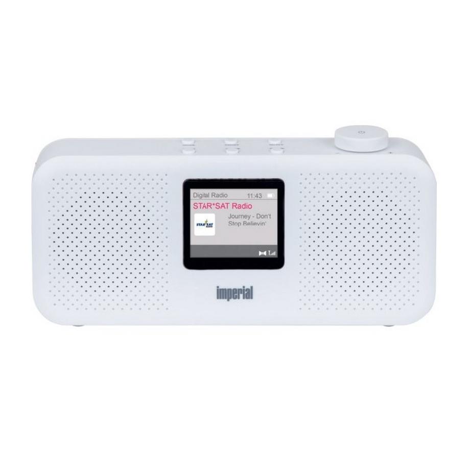 Imperial DABMAN 16 Uhr Analog & Digital Weiß