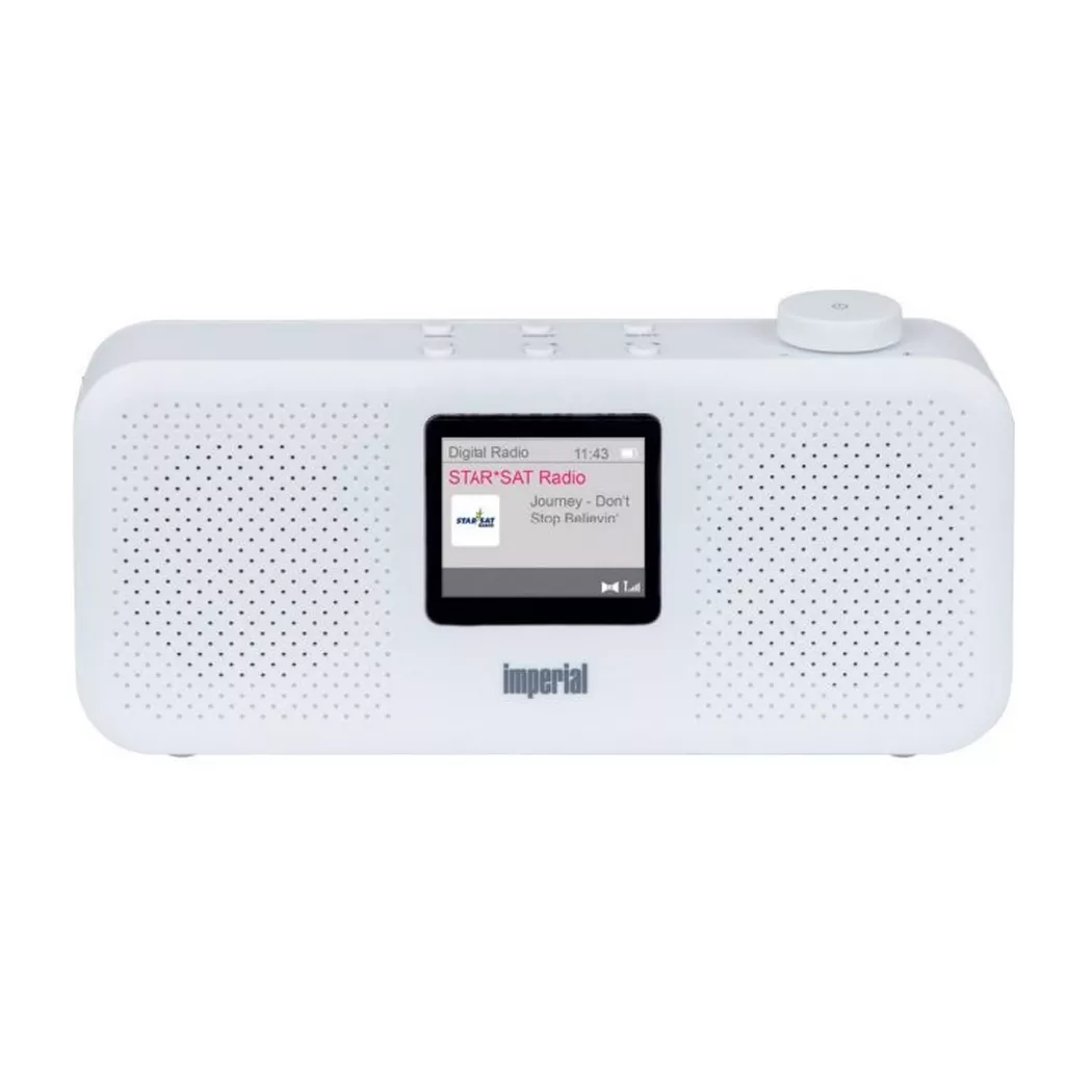Imperial DABMAN 16 DAB+ Portable Radio Speaker FM & DAB Digital White