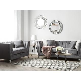 Beliani 2 Sitzer Sofa aus Samtstoff Glamourös GAULA  