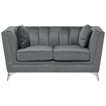 2 Sitzer Sofa aus Samtstoff Glamourös GAULA